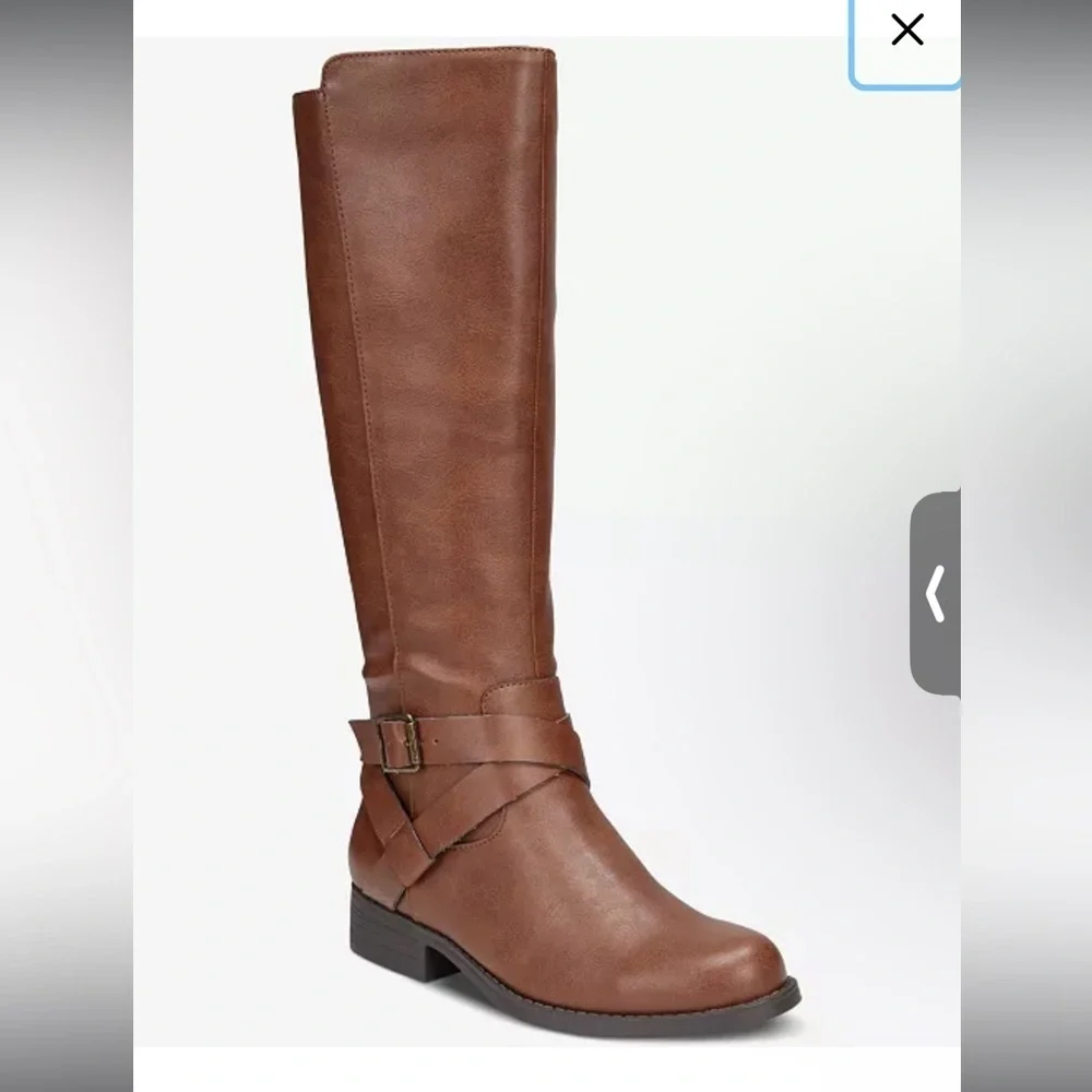 NEW Style &Co Madixe Chestnut Riding Boots - Brown US 10M